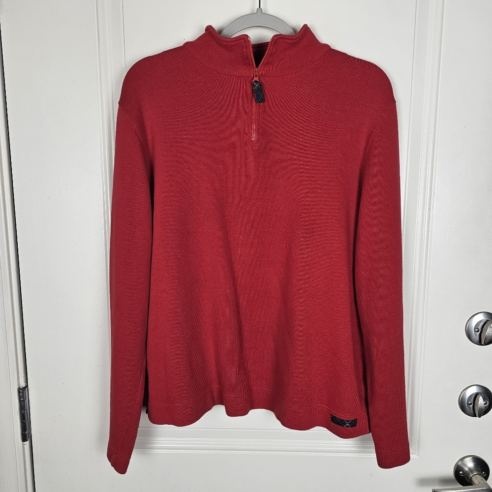 Pendleton Pullover Men's Size Medium Red Long Sleeve